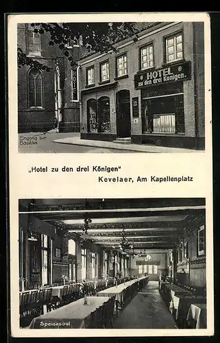 AK Kevelaer, Hotel zu den drei Königen, Am Kapellenplatz