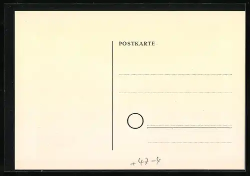 AK München, Bundeshaus d. Studentenverbindung Polytechnischer Club, Trinkstube, Kaulbachstrasse 18
