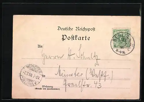 AK Berlin, Opernplatz mit Anlagen