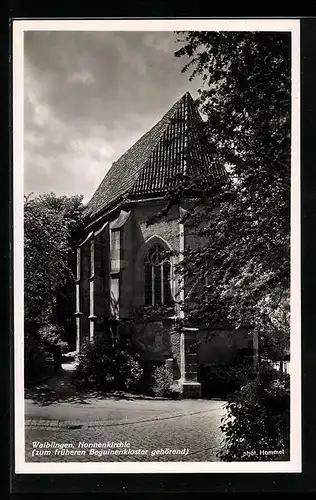 AK Waiblingen, Nonnenkirchle, zum früheren Beguinenkloster gehörend