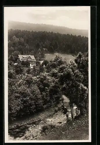 AK Alpirsbach /Württbg. Schwarzwald, Kurhaus Reinerzau, Bes.: Jul. Rau