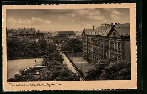 AK Pirmasens, Exerzierplatz mit Gymnasium