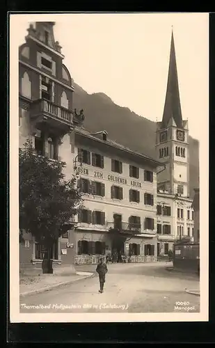 AK Hofgastein, Hotel Moser Zum goldenen Adler