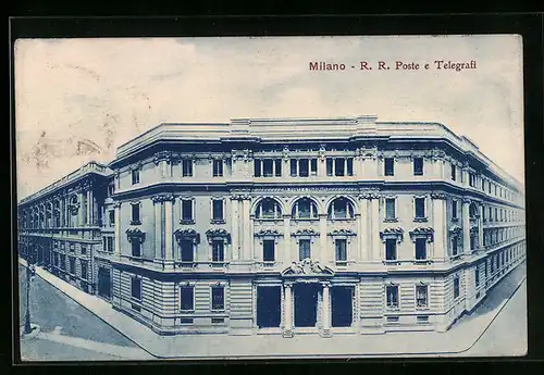 AK Milano, R. R. Poste e Telegrafi