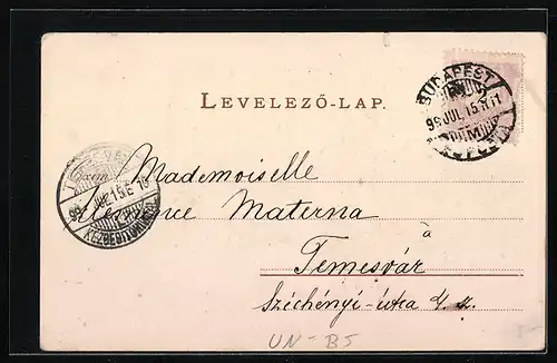 Mondschein-Lithographie Budapest, Redoute