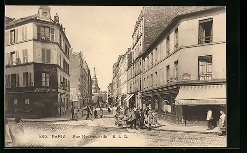 AK Paris, Rue Mademoiselle