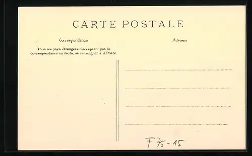 AK Paris, Rue Mademoiselle