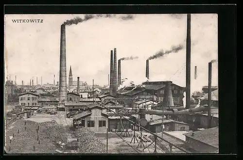 AK Witkowitz, Partie im Industriegebiet, Rauchende Schlote