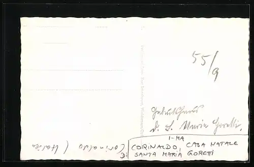 AK Corinaldo, Casa Natale Santa Maria Goretti
