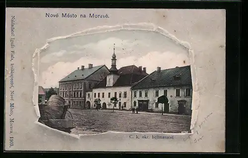 AK Nove Mesto na Morave, C.k. okr. heitmanstvi, Radnice