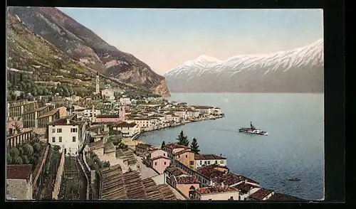 AK Gargnano /Lgo di Garda, Panorama