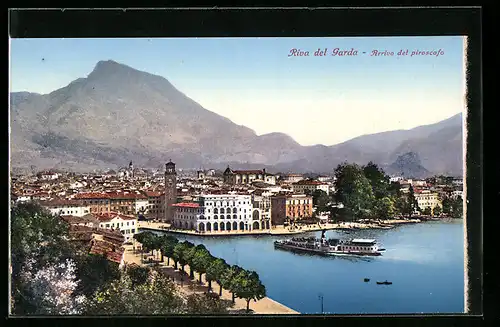 AK Riva del Garda, Arrivo del piroscafo