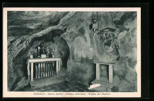 AK Subiaco, Sacro Speco, Chiesa inferiore, Grotta dei Pastori