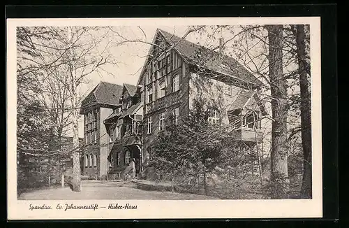 AK Berlin-Spandau, Ev. Johannesstift - Huber-Haus