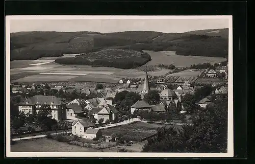 AK Balve /Hönnetal, Gesamtansicht aus der Vogelschau