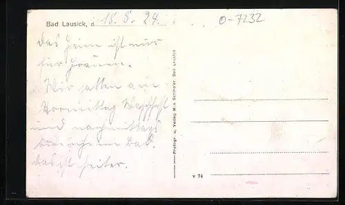 AK Bad Lausick i. Sa., Erholungsheim mit Umland