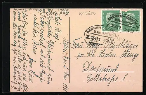 AK Witten /Ruhr, Parkhaus Hohenstein Frontalansicht