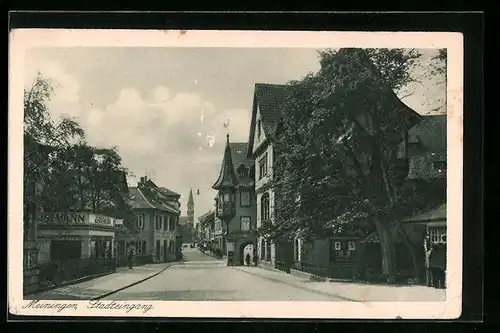 AK Meiningen, Blick vom Stadteingang