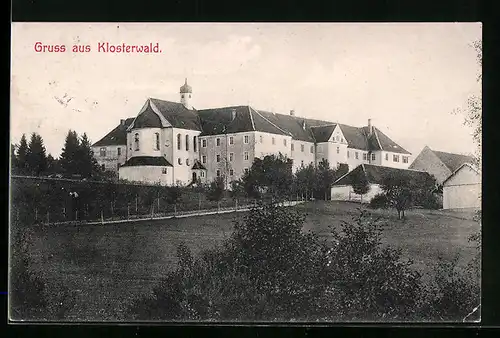 AK Krautenberg, Blick zum Kloster Wald