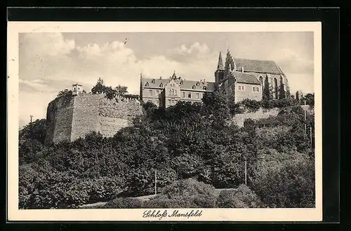 AK Mansfeld, Blick auf das Schloss