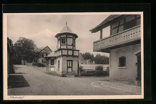 AK Siessen b. Saulgau, Kloster, Blick in den Klosterhof