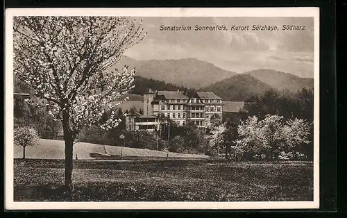 AK Sülzhayn /Südharz, Sanatorium Sonnefels
