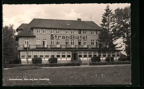 AK Plau am See /Mecklbg., Standhotel