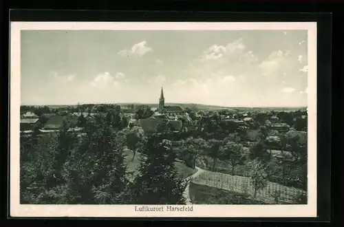 AK Harsefeld, Teilansicht mit Kirche