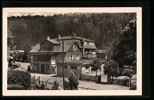 AK Schwarzburg /Thür. Wald, Wolfgang von Goethe-Heim