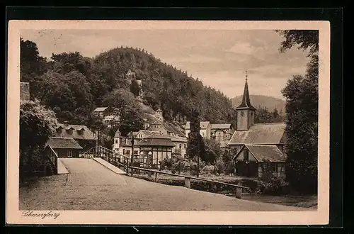 AK Schwarzburg /Thüringerwald, Bei der Kirche