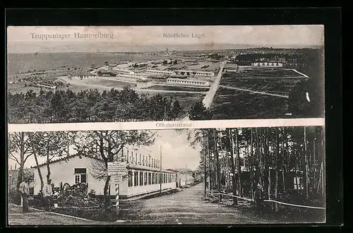 AK Hammelburg, Truppenlager, Nördliches Lager und Offizierstrasse
