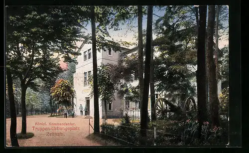 AK Zeithain, Königl. Kommandantur beim Truppen-Uebungsplatz