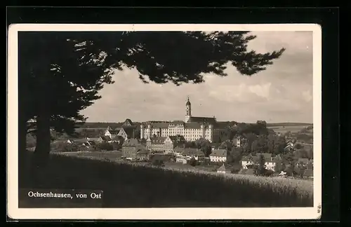 AK Ochsenhausen, Ortsansicht von Osten