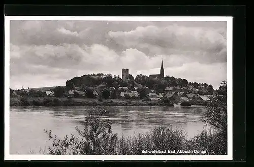 AK Bad Abbach /Donau, Blick auf das Schwefelbad