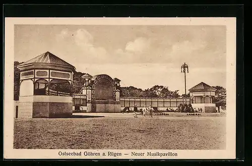 AK Göhren a. Rügen, neuer Musikpavillon