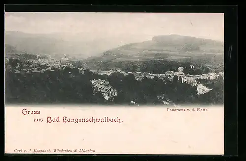 AK Bad Langenschwalbach, Panorama