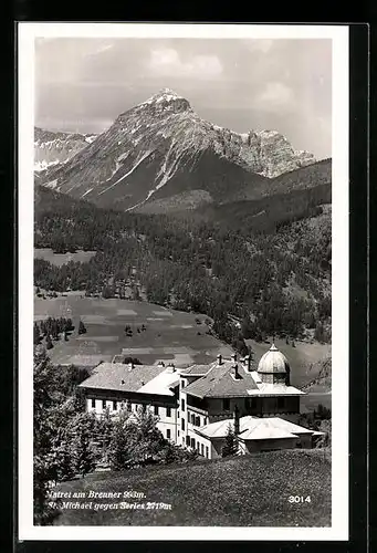 AK Matrei am Brenner, Hotel-Pension Kraft mit Alpen