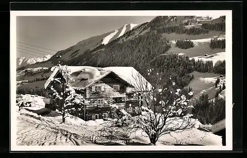 AK Hirschegg, Pension Haus Gmeiner im Schnee