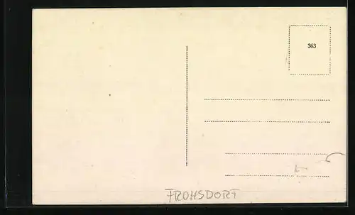 AK Frohsdorf /N.-Ö., Pensionat Sta. Christana, Petit Parloir