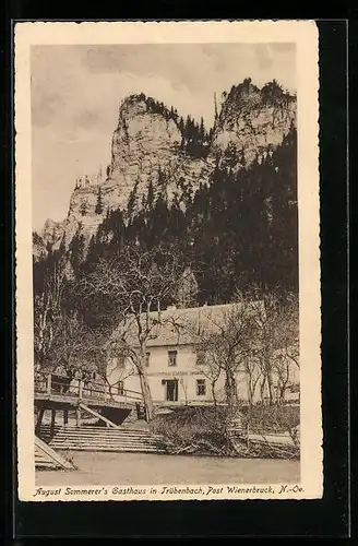 AK Wienerbruck, Trübenbach, August Sommer's Gasthaus