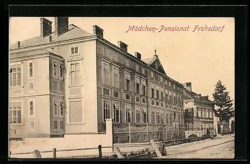 AK Frohsdorf, Blick zum Mädchen-Pensionat