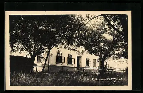 AK Kleinzell, Blick zur Volksschule