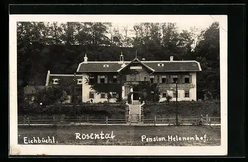 AK Katzelsdorf, Eichbüchl, Rosental, Pension Helenenhof