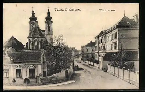 AK Tulln, Kirche an der Wienerstrasse