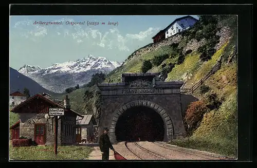 AK St. Anton /Arlberg, Arlbergtunnel, Ostportal