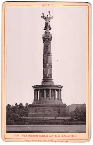 Fotografie Römmler & Jonas, Dresden, Ansicht Berlin, Das Siegesdenkmal / Siegessäule auf dem Königsplatz, Goldelse