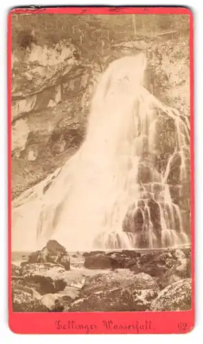 Fotografie Baldi & Würthle, Salzburg, Ansicht Golling / Salzach, Partie am Gollinger Wasserfall