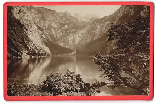 Fotografie Fernande, Wien, Ansicht Königsee, Blick auf den See mit Biberdamm