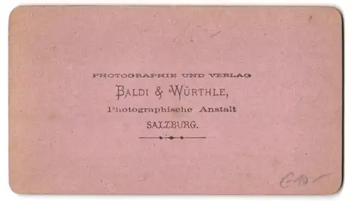 Fotografie Baldi & Würthle, Salzburg, Ansicht Golling / Salzach, Blick über den Fluss auf den Ort