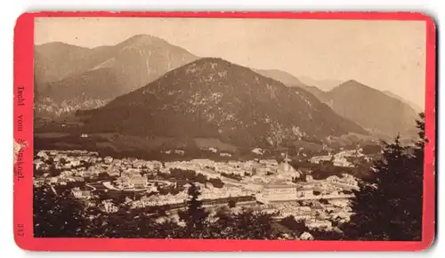 Fotografie Würthle & Spinnhirn, Salzburg, Ansicht Ischl, Blick auf die Stadt vom Berg aus